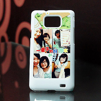 手機殼轉印-GALAXY S2塑膠硬殼-浪漫白